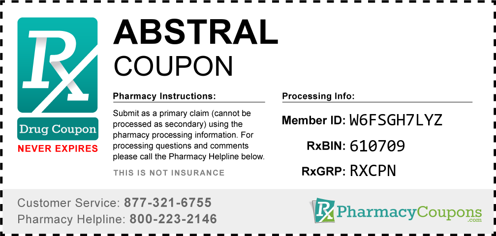 Abstral Prescription Drug Coupon with Pharmacy Savings
