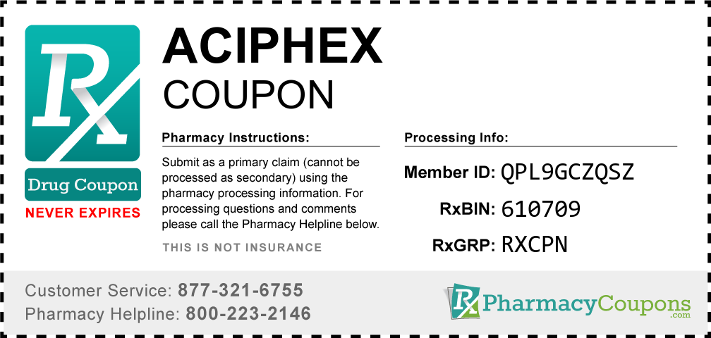 Aciphex Prescription Drug Coupon with Pharmacy Savings