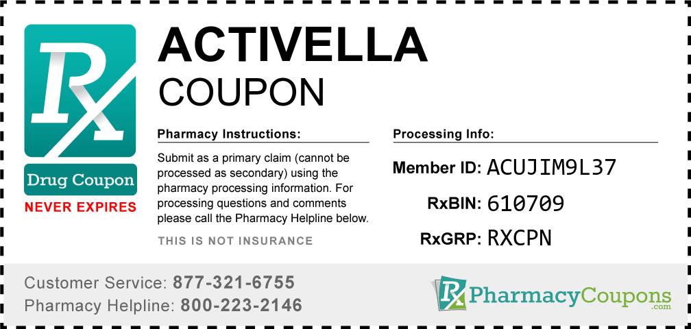 Activella Prescription Drug Coupon with Pharmacy Savings