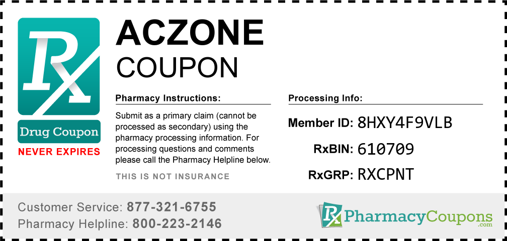 Aczone Prescription Drug Coupon with Pharmacy Savings