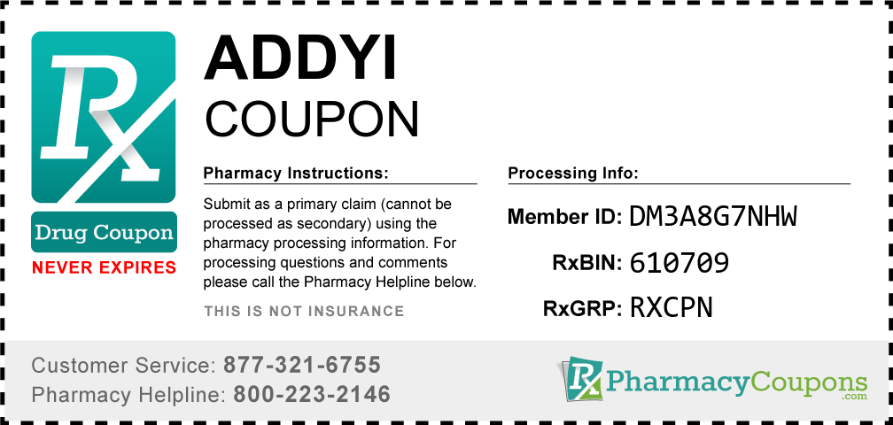 Addyi Prescription Drug Coupon with Pharmacy Savings