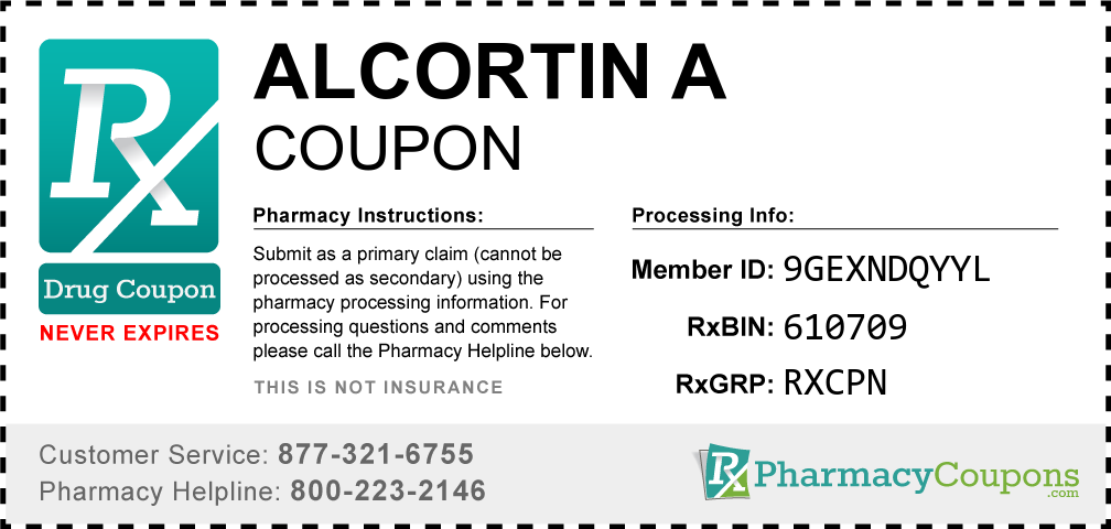 Alcortin a Prescription Drug Coupon with Pharmacy Savings