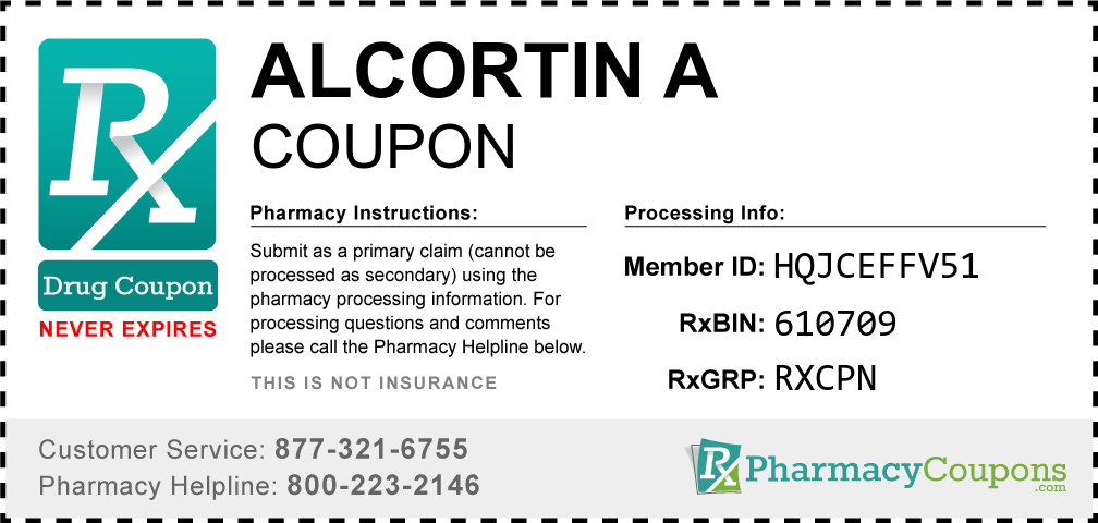 Alcortin a Prescription Drug Coupon with Pharmacy Savings