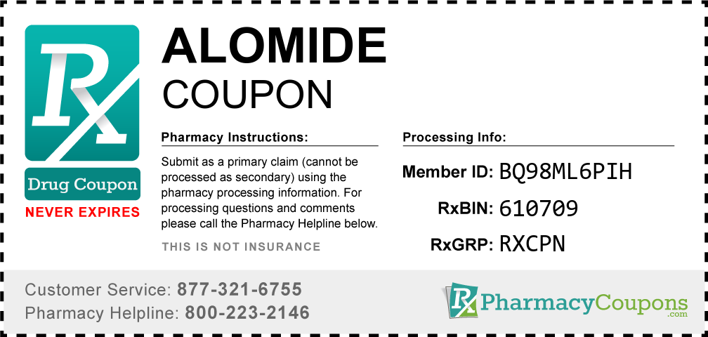 Alomide Prescription Drug Coupon with Pharmacy Savings