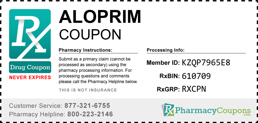 Aloprim Prescription Drug Coupon with Pharmacy Savings