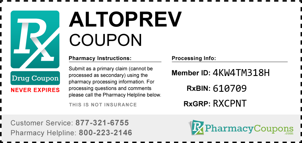 Altoprev Prescription Drug Coupon with Pharmacy Savings