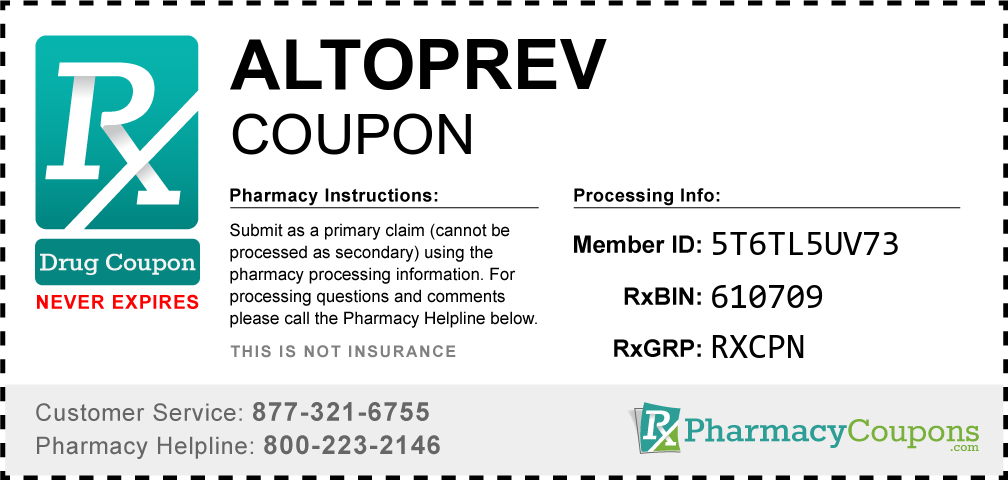 Altoprev Prescription Drug Coupon with Pharmacy Savings