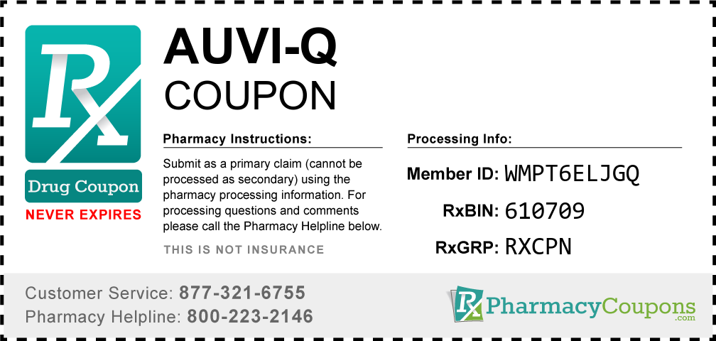 Auvi-q Prescription Drug Coupon with Pharmacy Savings