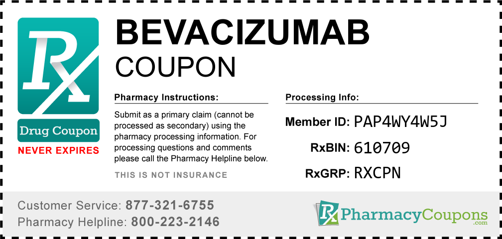 Bevacizumab Prescription Drug Coupon with Pharmacy Savings