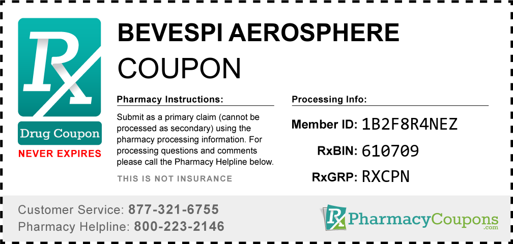 Bevespi aerosphere Prescription Drug Coupon with Pharmacy Savings