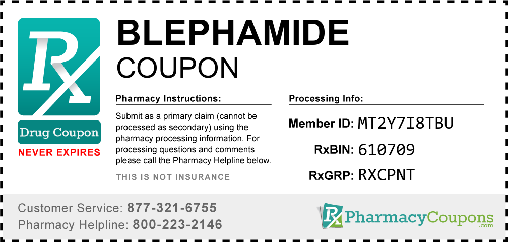 Blephamide Prescription Drug Coupon with Pharmacy Savings