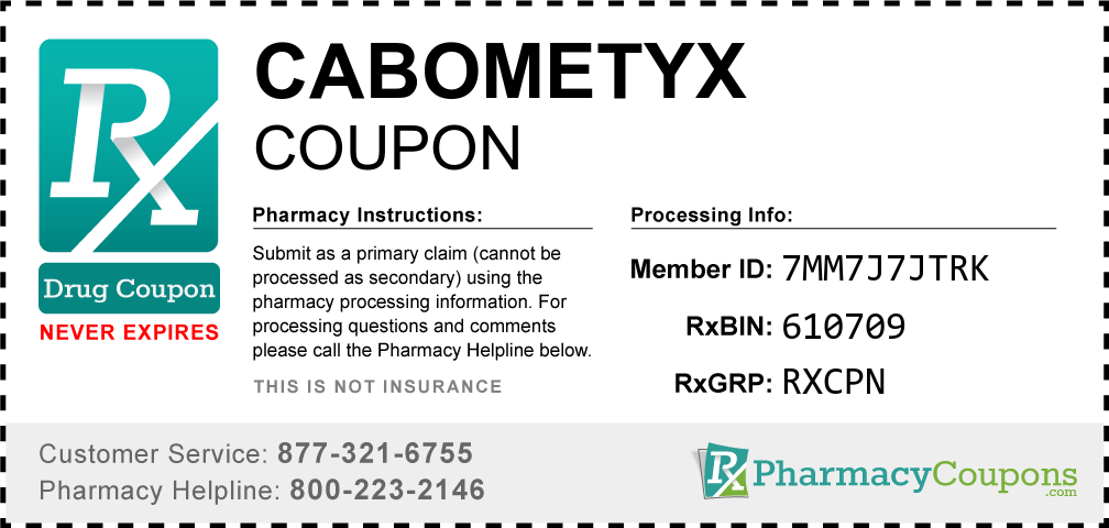 Cabometyx Prescription Drug Coupon with Pharmacy Savings