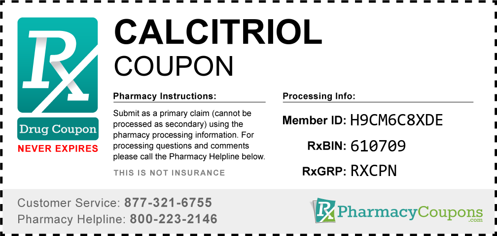 Calcitriol Prescription Drug Coupon with Pharmacy Savings