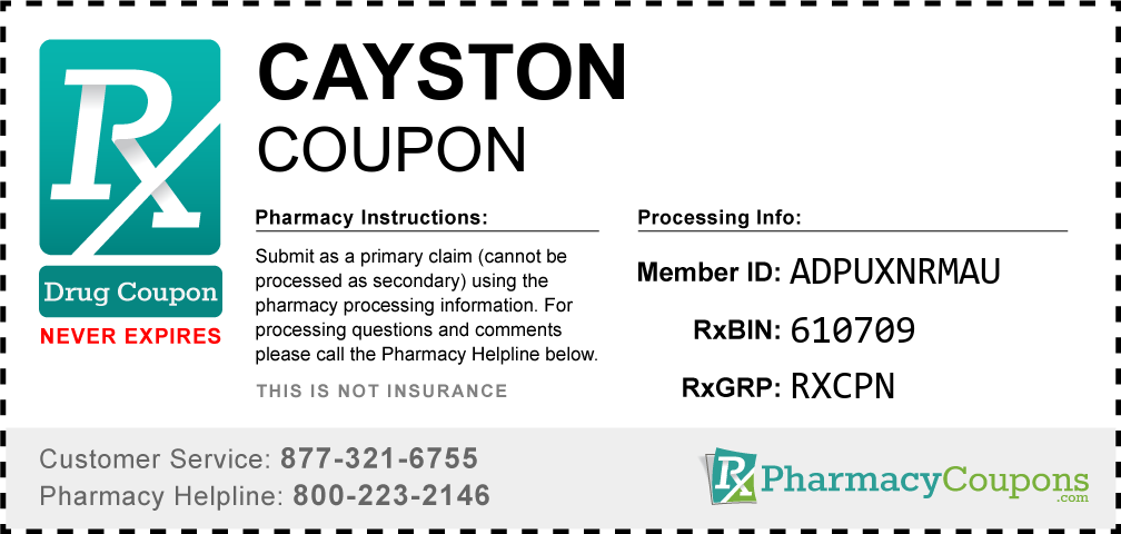Cayston Prescription Drug Coupon with Pharmacy Savings