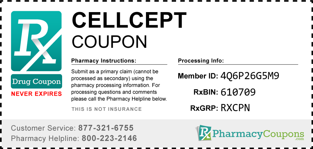 Cellcept Prescription Drug Coupon with Pharmacy Savings