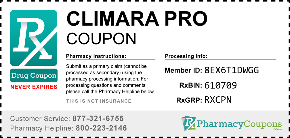 Climara pro Prescription Drug Coupon with Pharmacy Savings