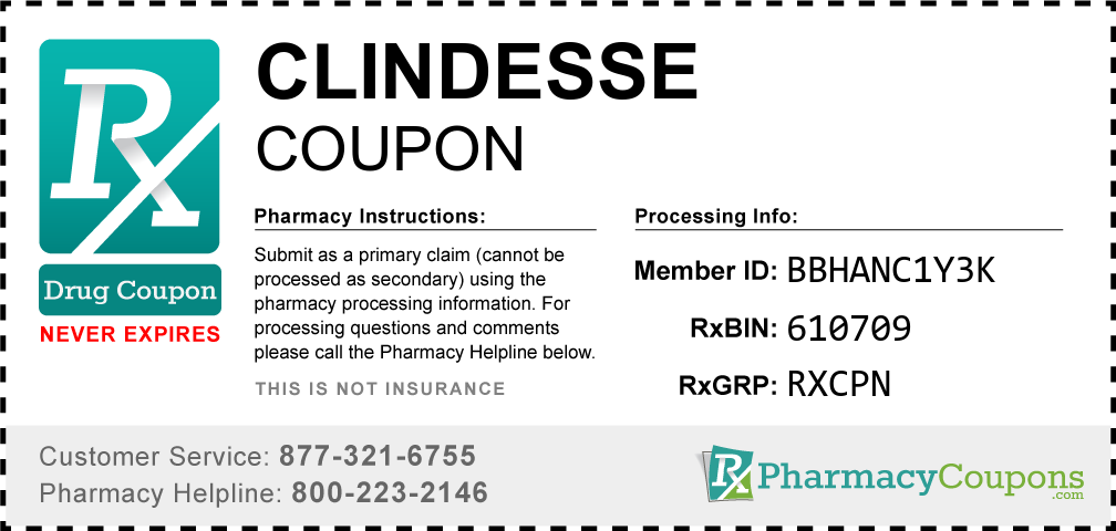 Clindesse Prescription Drug Coupon with Pharmacy Savings