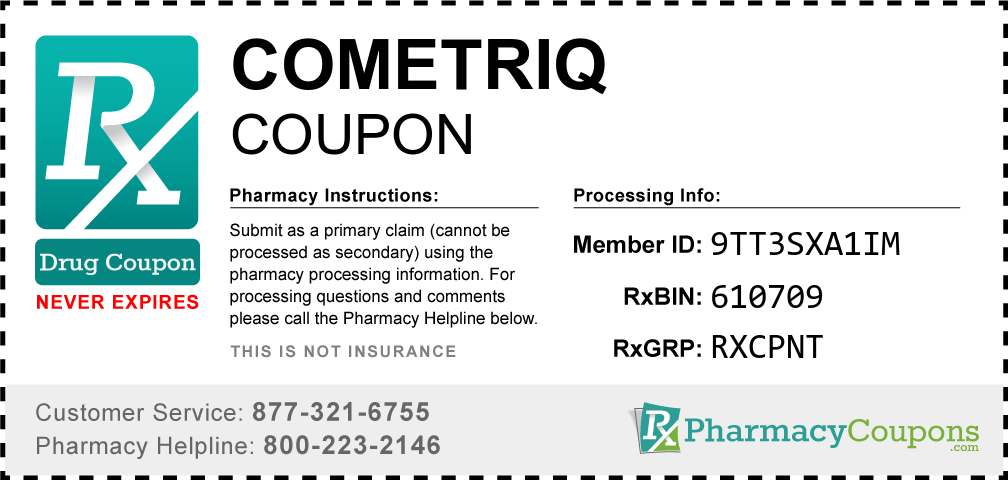 Cometriq Prescription Drug Coupon with Pharmacy Savings