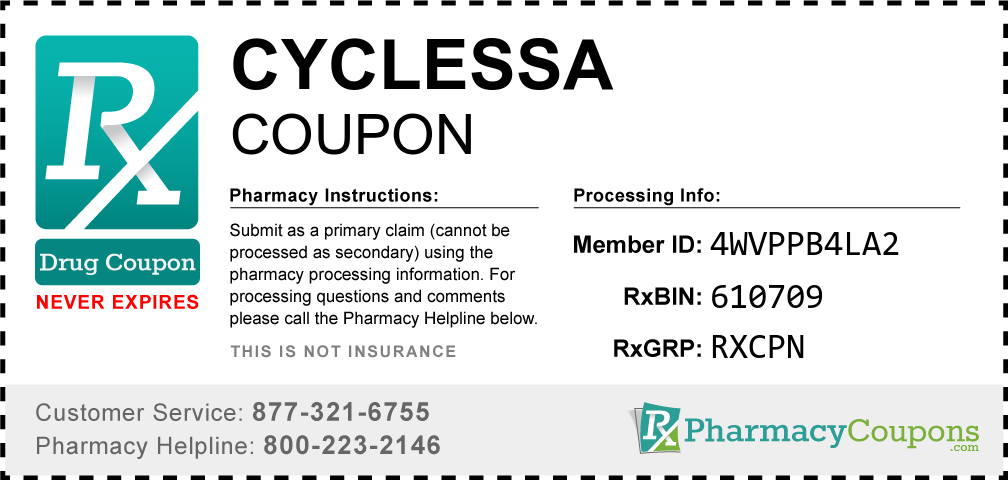 Cyclessa Prescription Drug Coupon with Pharmacy Savings