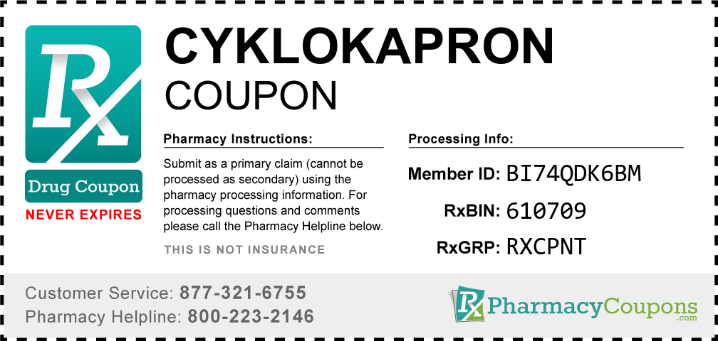 Cyklokapron Prescription Drug Coupon with Pharmacy Savings