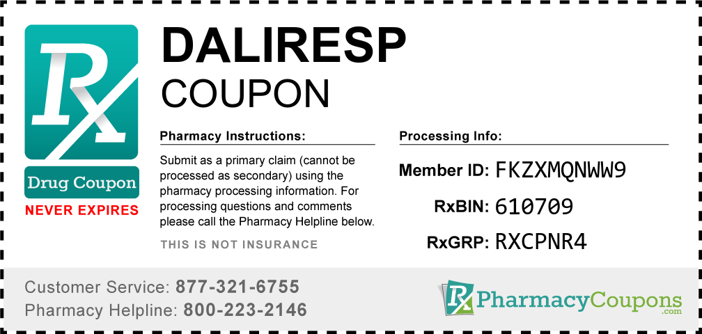 Daliresp Prescription Drug Coupon with Pharmacy Savings