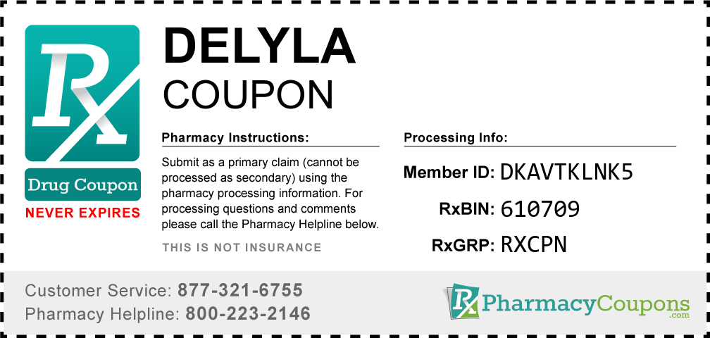 Delyla Prescription Drug Coupon with Pharmacy Savings