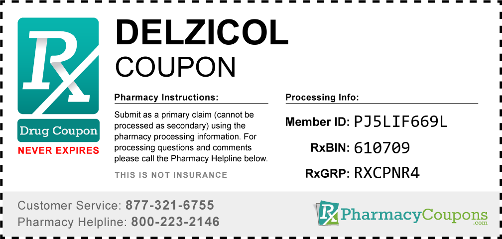 Delzicol Prescription Drug Coupon with Pharmacy Savings