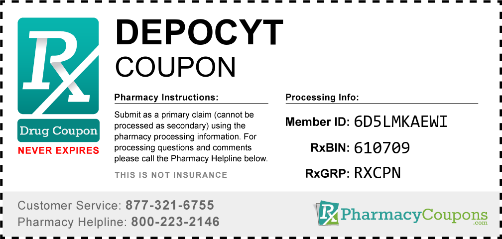 Depocyt Prescription Drug Coupon with Pharmacy Savings