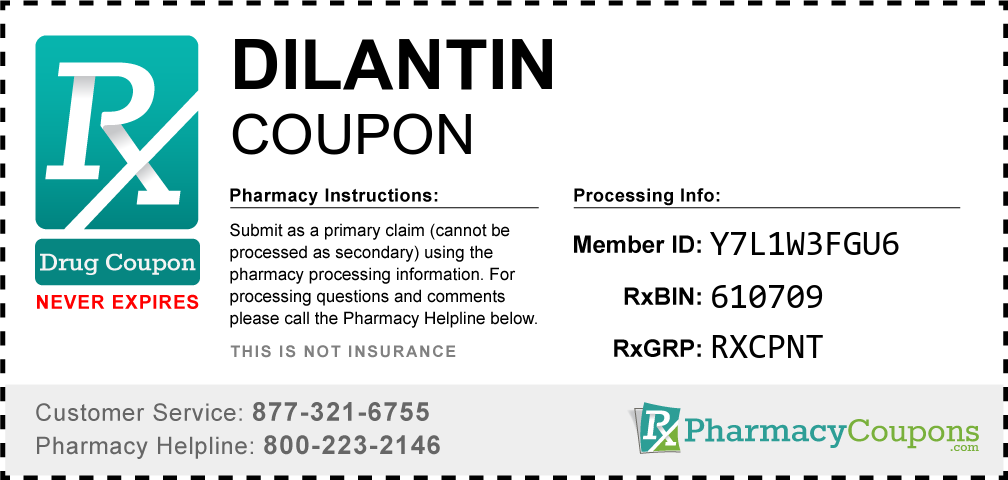 Dilantin Prescription Drug Coupon with Pharmacy Savings