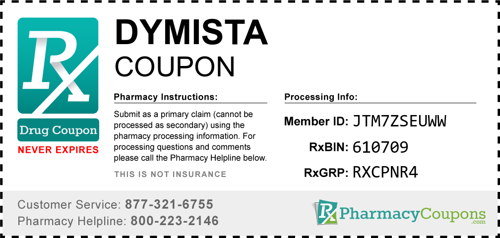 Dymista Prescription Drug Coupon with Pharmacy Savings