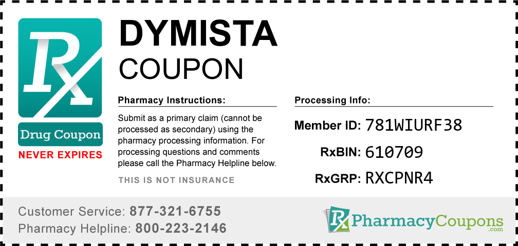 Dymista Prescription Drug Coupon with Pharmacy Savings