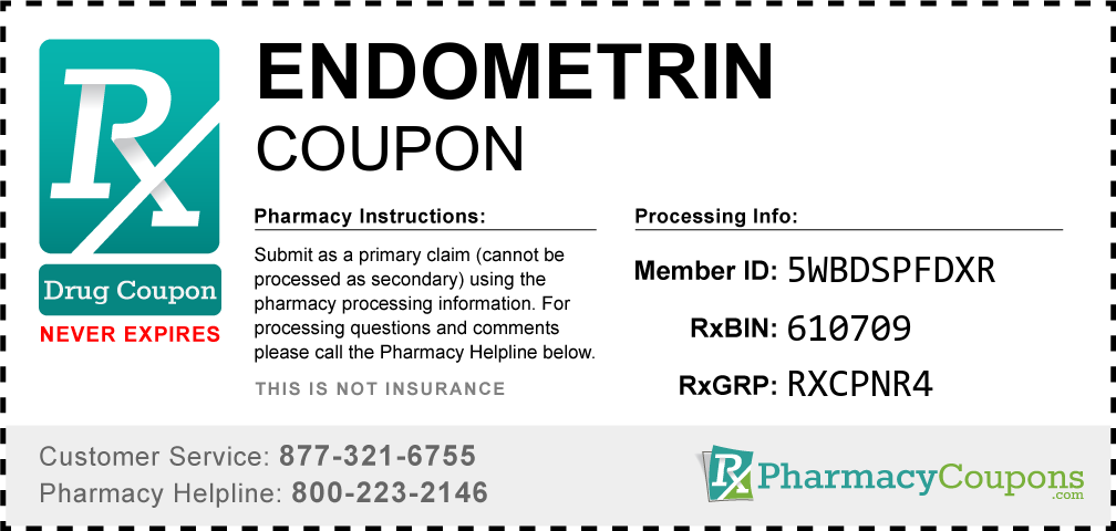 Endometrin Prescription Drug Coupon with Pharmacy Savings