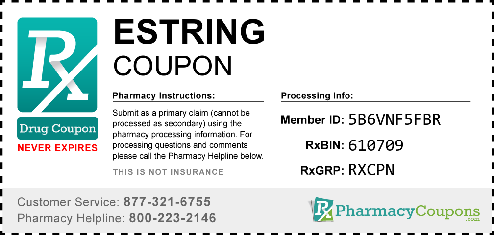 Estring Prescription Drug Coupon with Pharmacy Savings