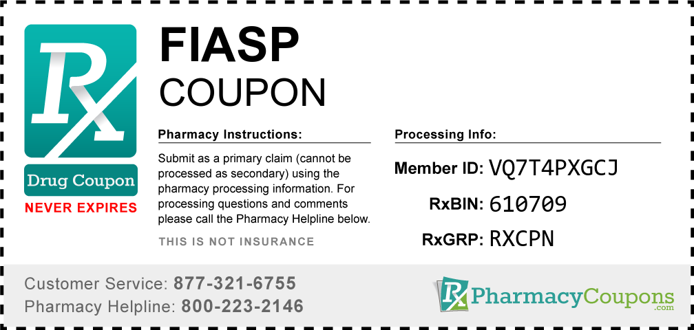 Fiasp Prescription Drug Coupon with Pharmacy Savings