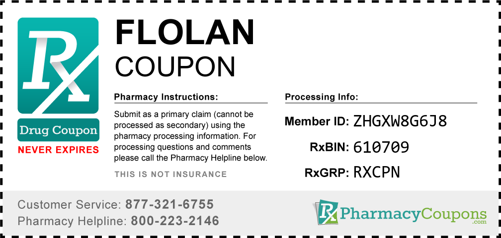Flolan Prescription Drug Coupon with Pharmacy Savings