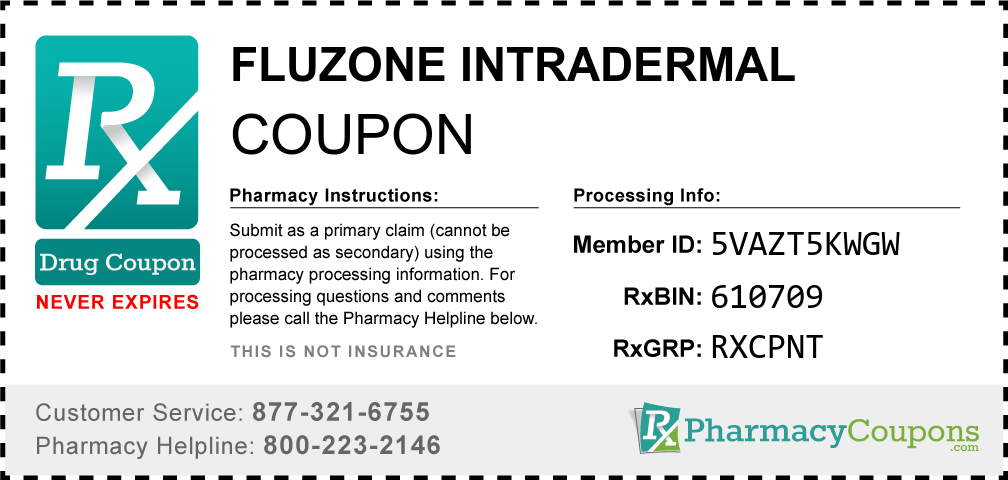 Fluzone intradermal Prescription Drug Coupon with Pharmacy Savings