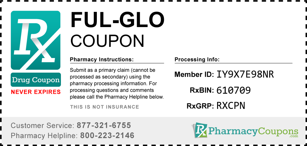 Ful-glo Prescription Drug Coupon with Pharmacy Savings