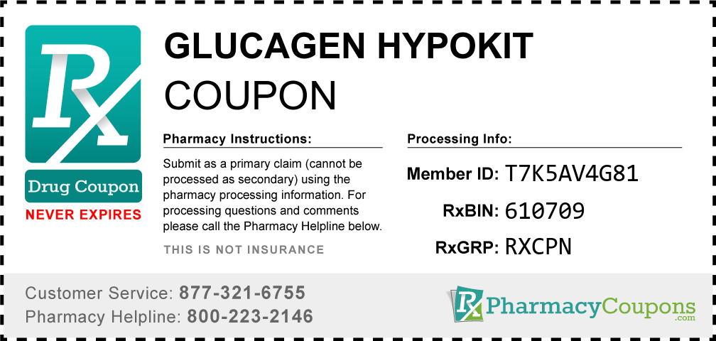 Glucagen hypokit Prescription Drug Coupon with Pharmacy Savings