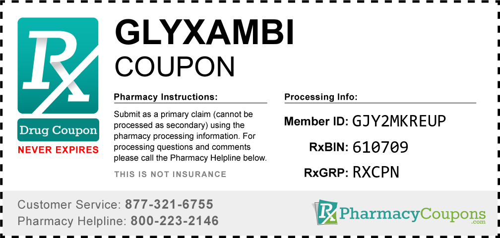 Glyxambi Prescription Drug Coupon with Pharmacy Savings