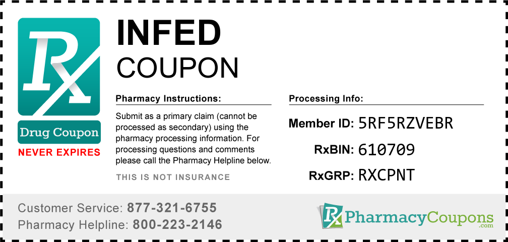 Infed Prescription Drug Coupon with Pharmacy Savings