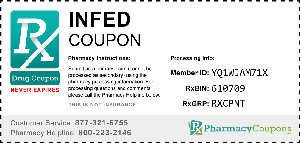 Infed Prescription Drug Coupon with Pharmacy Savings
