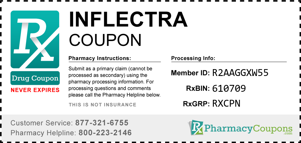 Inflectra Prescription Drug Coupon with Pharmacy Savings