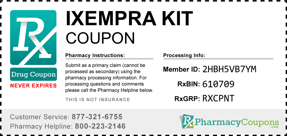 Ixempra kit Prescription Drug Coupon with Pharmacy Savings