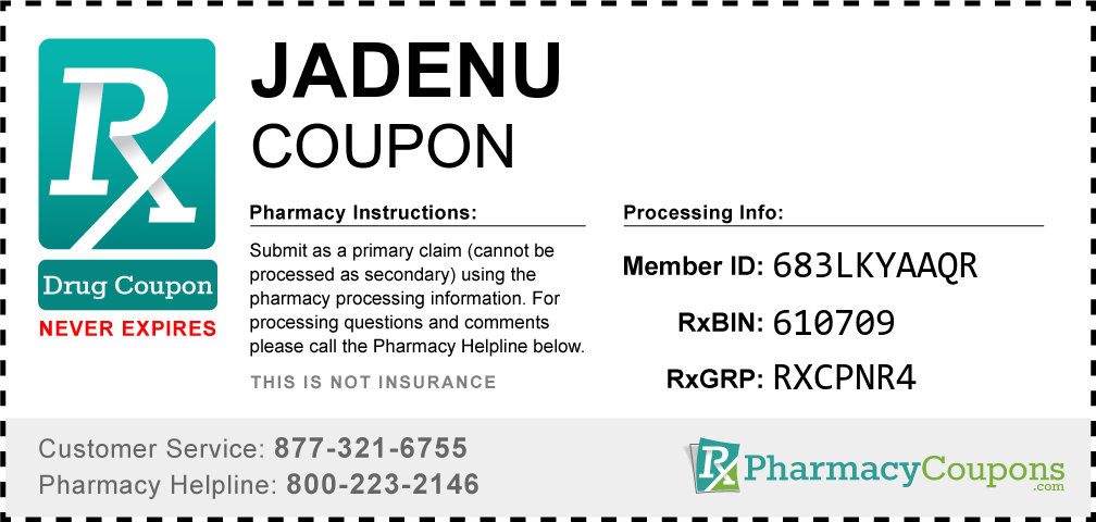 Jadenu Prescription Drug Coupon with Pharmacy Savings