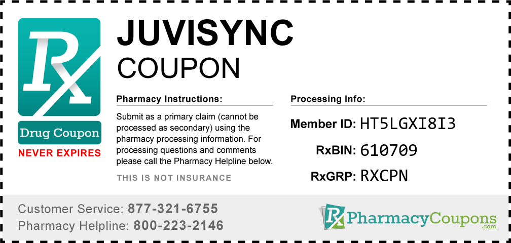 Juvisync Prescription Drug Coupon with Pharmacy Savings