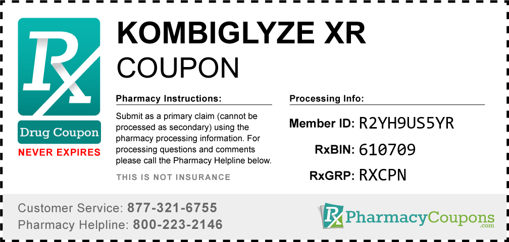 Kombiglyze xr Prescription Drug Coupon with Pharmacy Savings