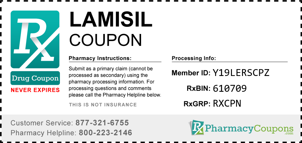 Lamisil Prescription Drug Coupon with Pharmacy Savings