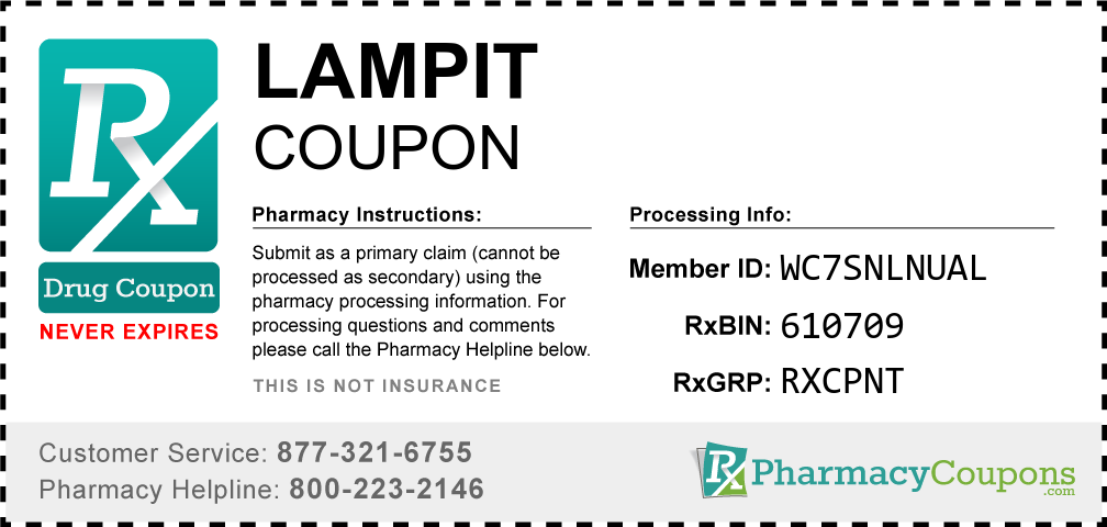 Lampit Prescription Drug Coupon with Pharmacy Savings