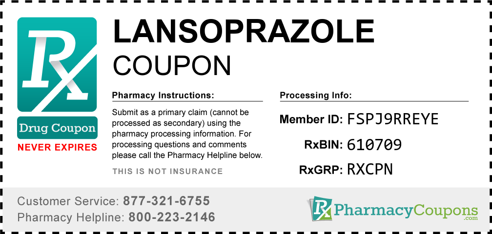 Lansoprazole Prescription Drug Coupon with Pharmacy Savings