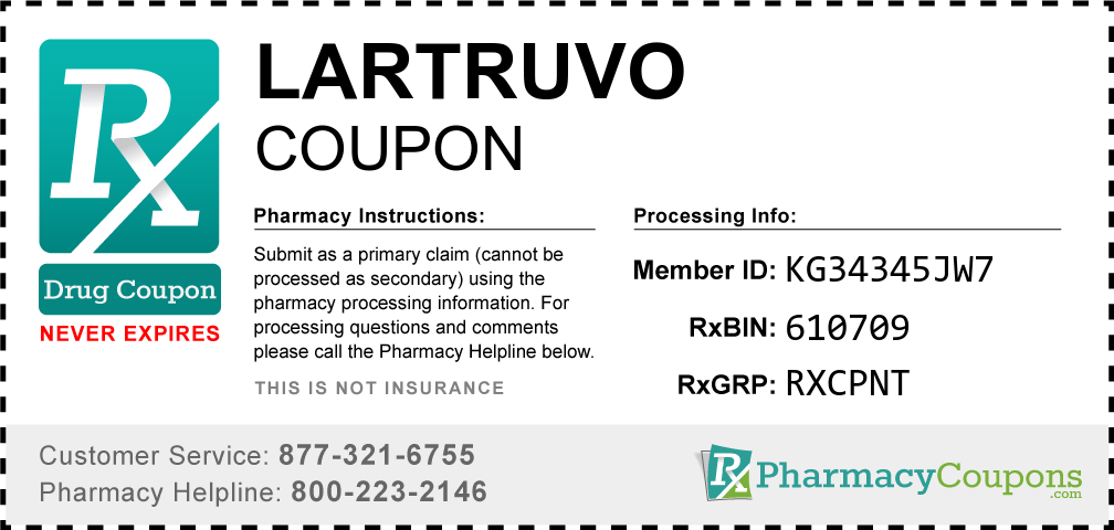 Lartruvo Prescription Drug Coupon with Pharmacy Savings